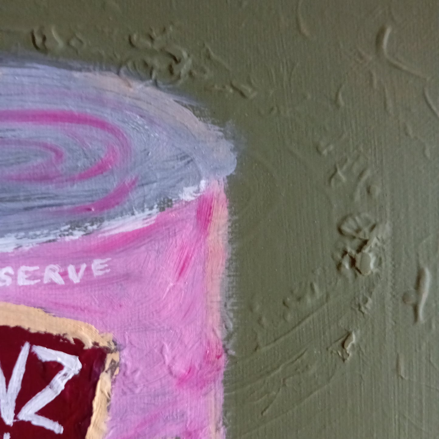 "SPILL THE BEANS!" | Original Baked Beans Pop Art Canvas by Lau Costantini