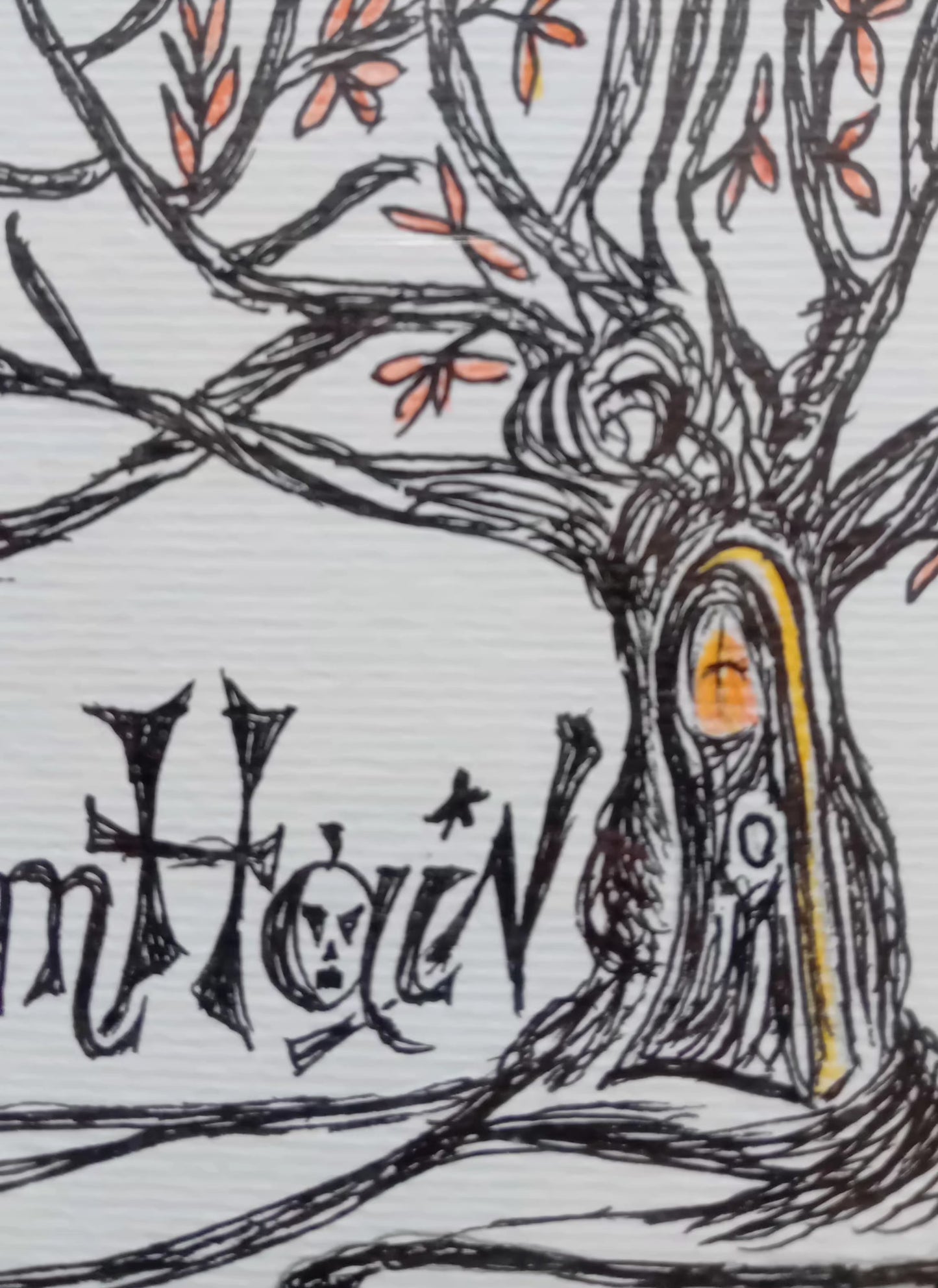 « SEUIL! » | Illustration originale de l'Arbre de Vie de Lau Costantini