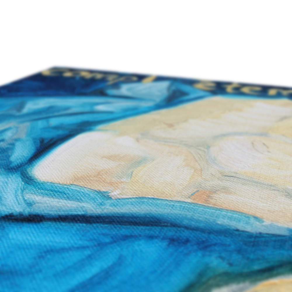 Butter Painting Canvas view and texturel