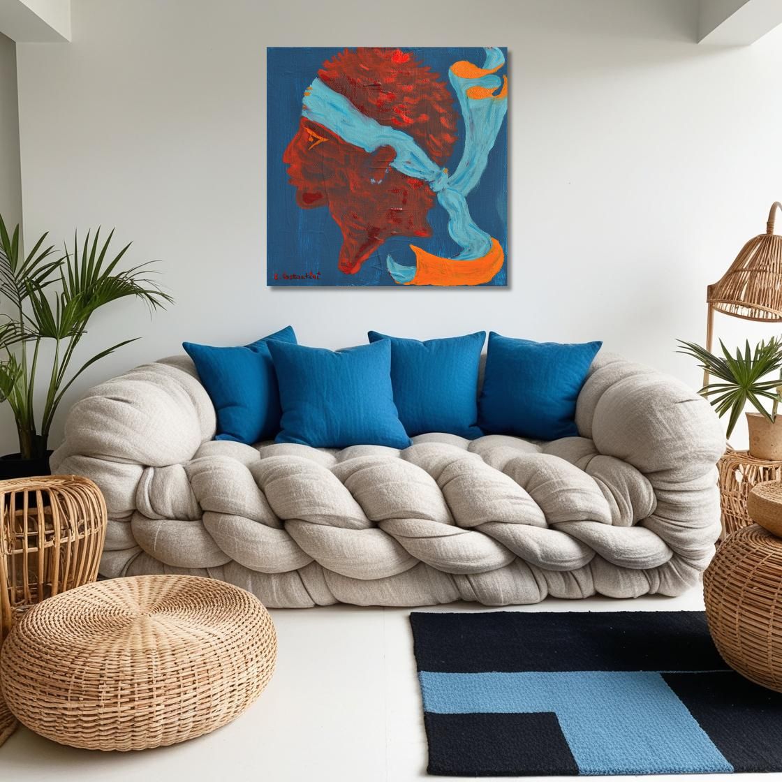 MONTICELLO!- Corsica Flag Pop Art Print on Canvas | Art by Lau Costantini
