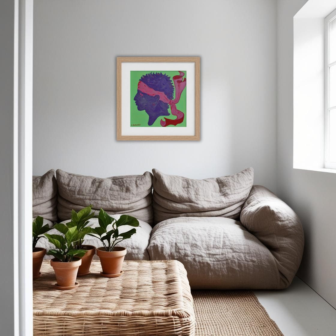 OREZZA!- Corsica Flag Pop Art Print on Paper | Art by Lau Costantini