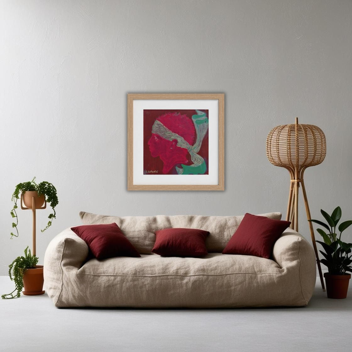 NAPOLI!- Corsica Flag Pop Art Print on Paper | Art by Lau Costantini