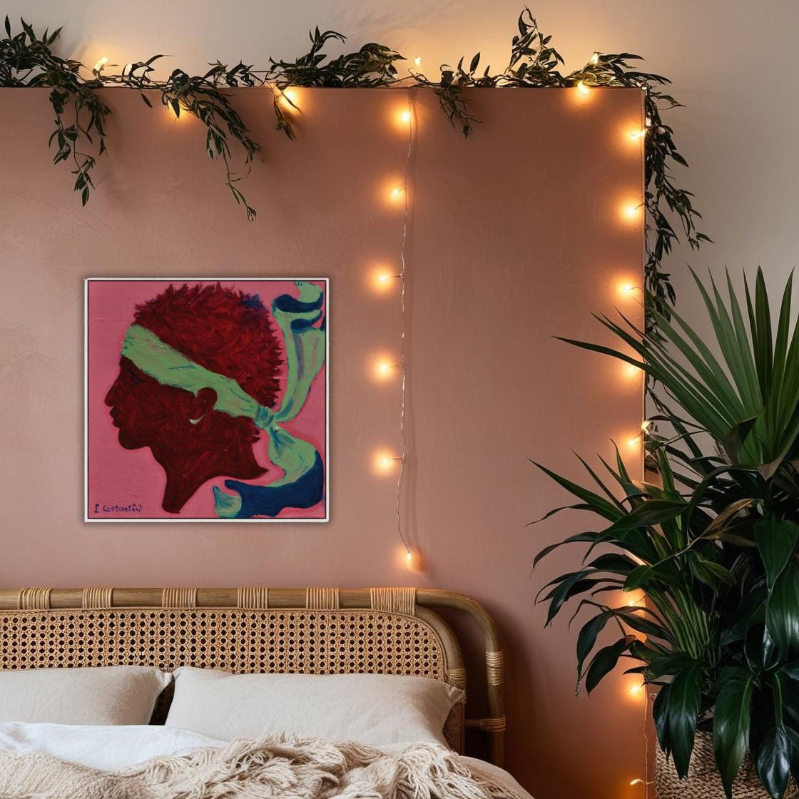 MOROSAGLIA!- Corsica Flag Pop Art Print on Canvas | Art by Lau Costantini