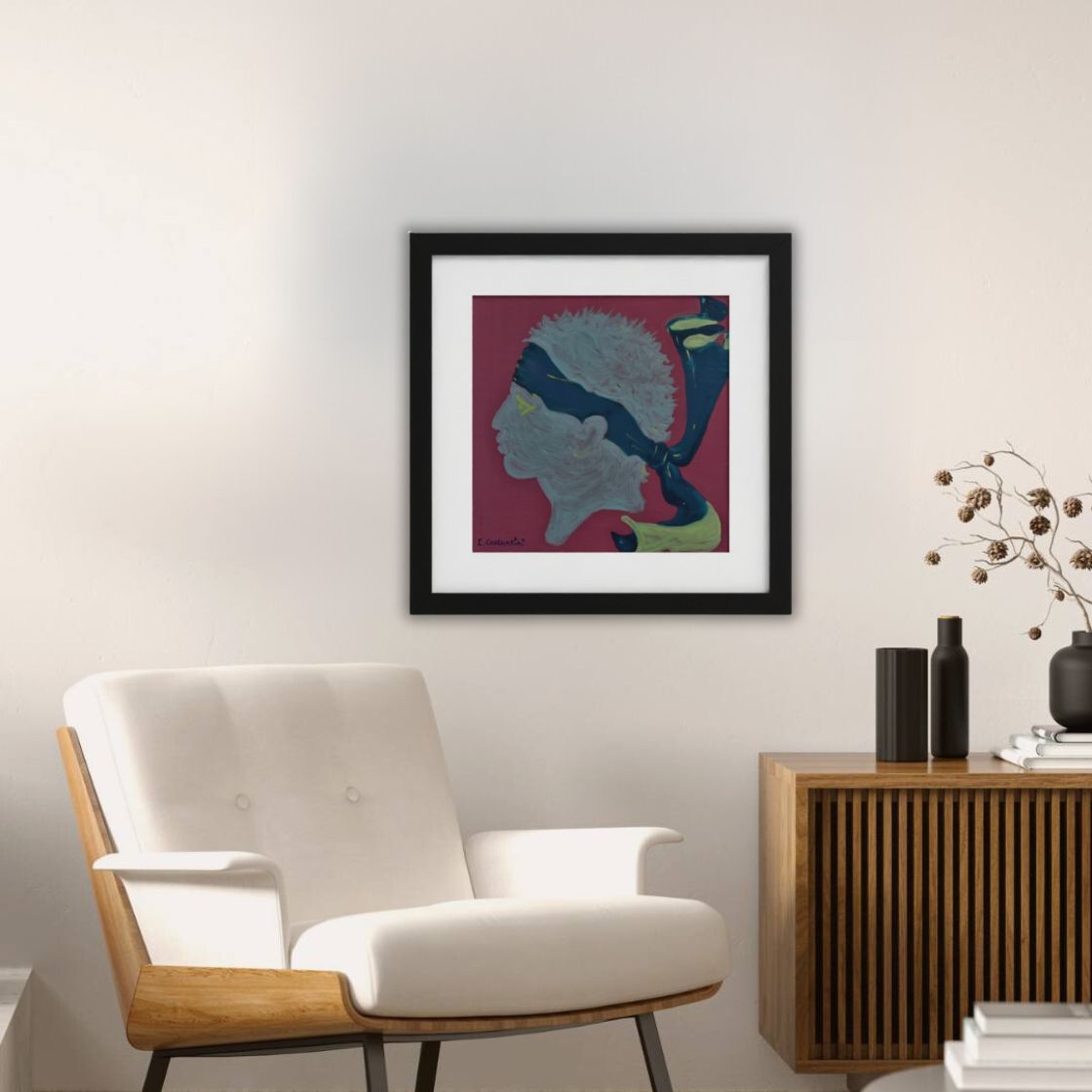 LONDON!- Corsica Flag Pop Art Print on Paper | Art by Lau Costantini