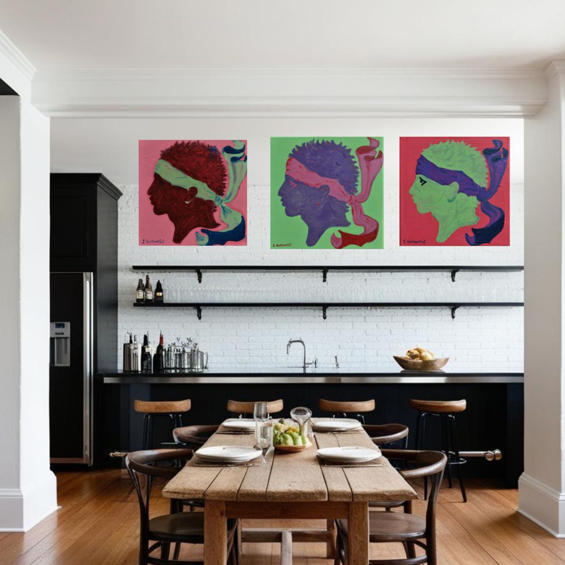 ORREZZA!- Corsica Flag Pop Art Print on Canvas | Art by Lau Costantini