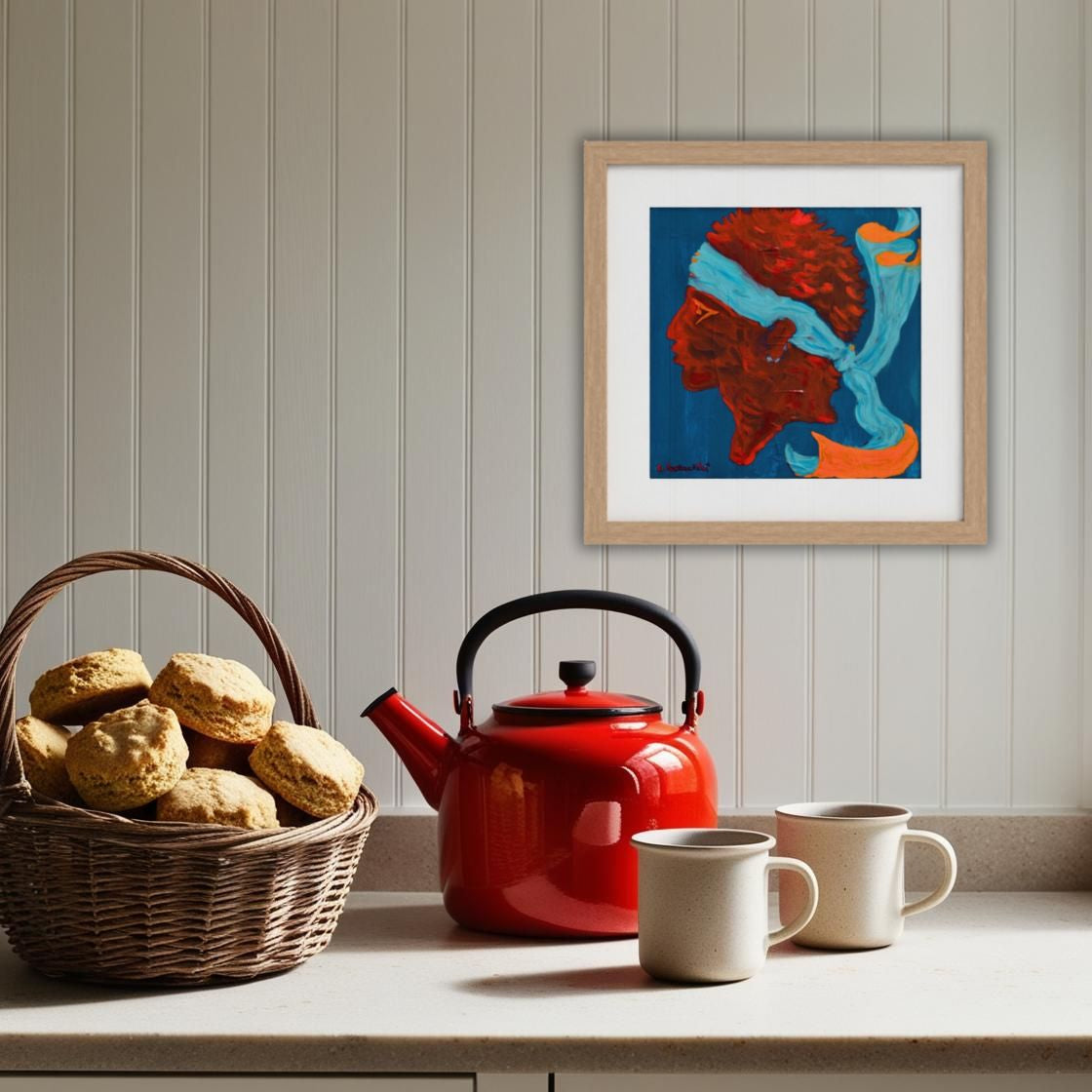 MONTICELLO!- Corsica Flag Pop Art Print on Paper | Art by Lau Costantini