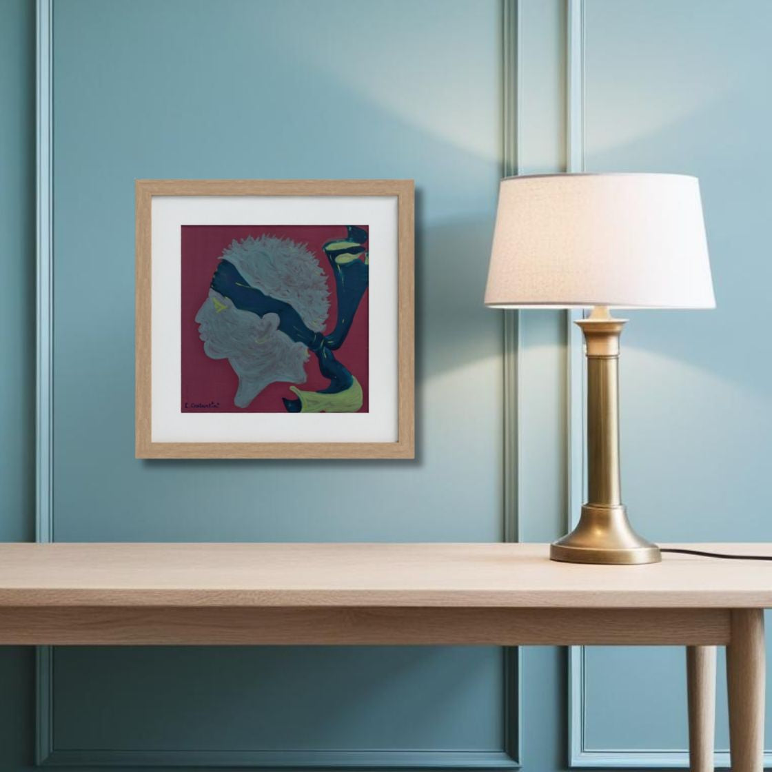 LONDON!- Corsica Flag Pop Art Print on Paper | Art by Lau Costantini