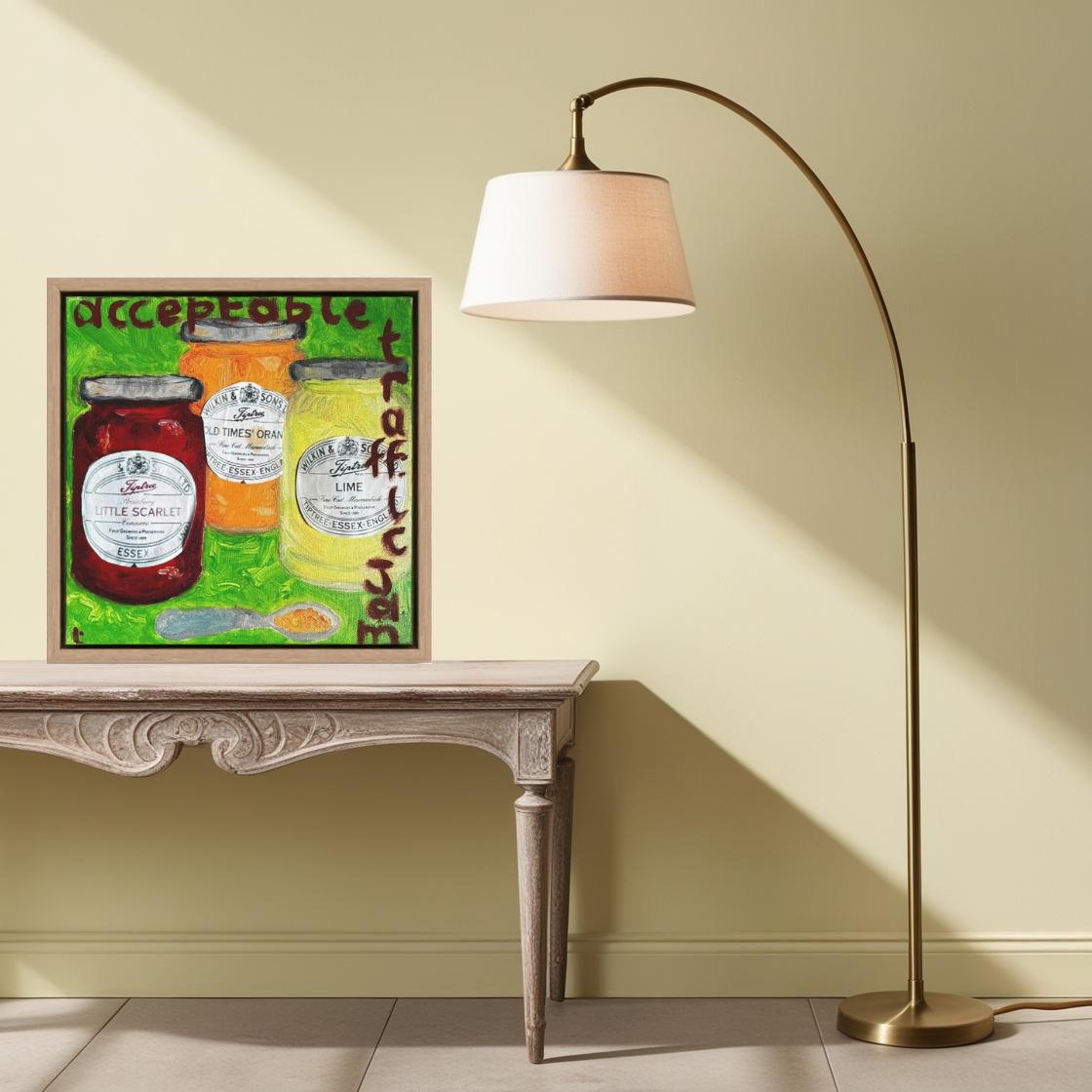 JAMMIN'! Pop Art Jam Print on Canvas