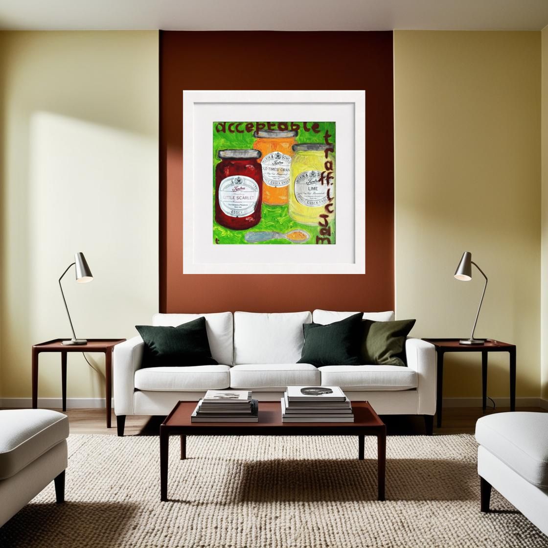 JAMMIN'! Pop Art Jam Print on Canvas
