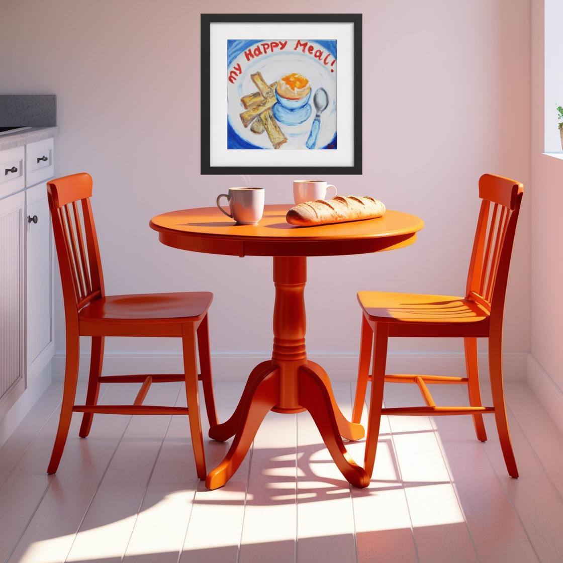 MEAL! Pop Art Egg Print on Paper