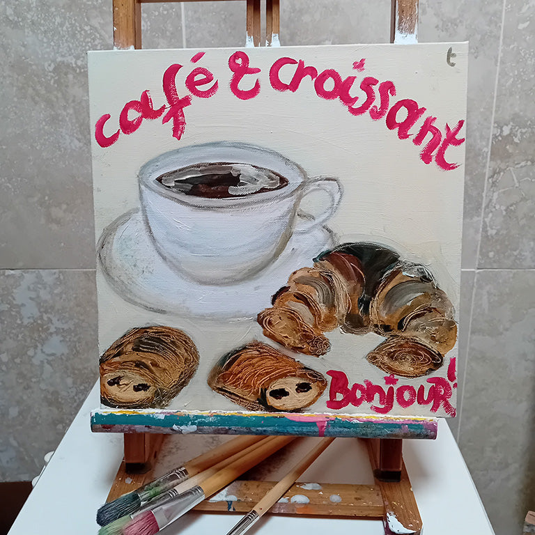 BONJOUR!-Original Painting