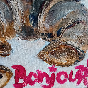 BONJOUR!-Original Painting