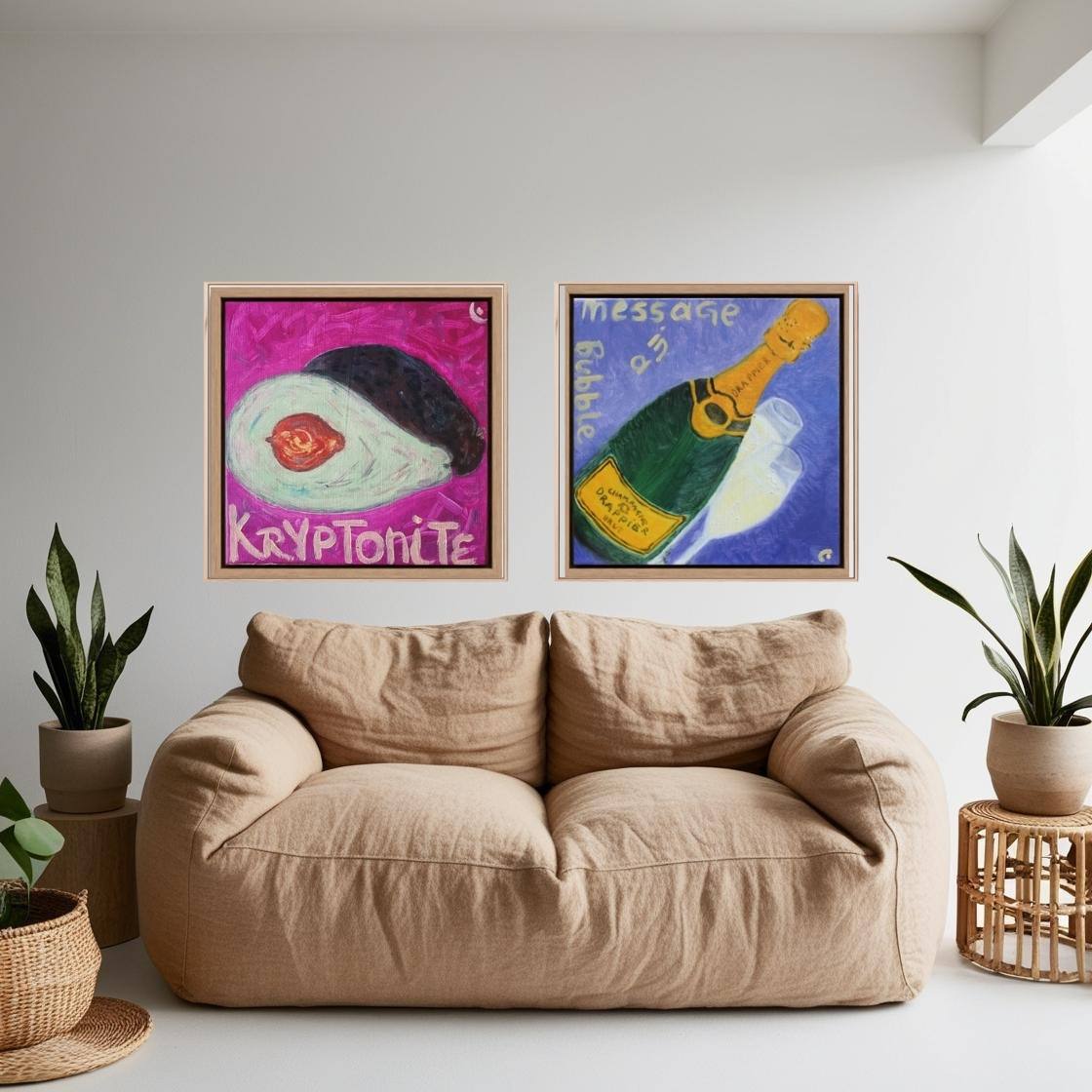AVO! Pop Art Avocado Print on Canvas
