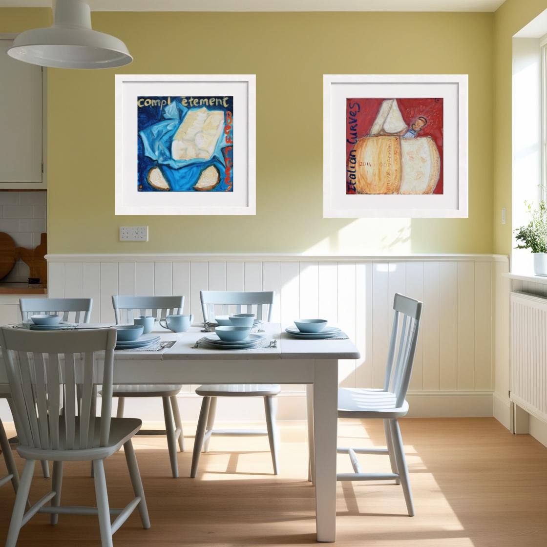 CURVES! Pop Art Parmiggiano Print on Paper
