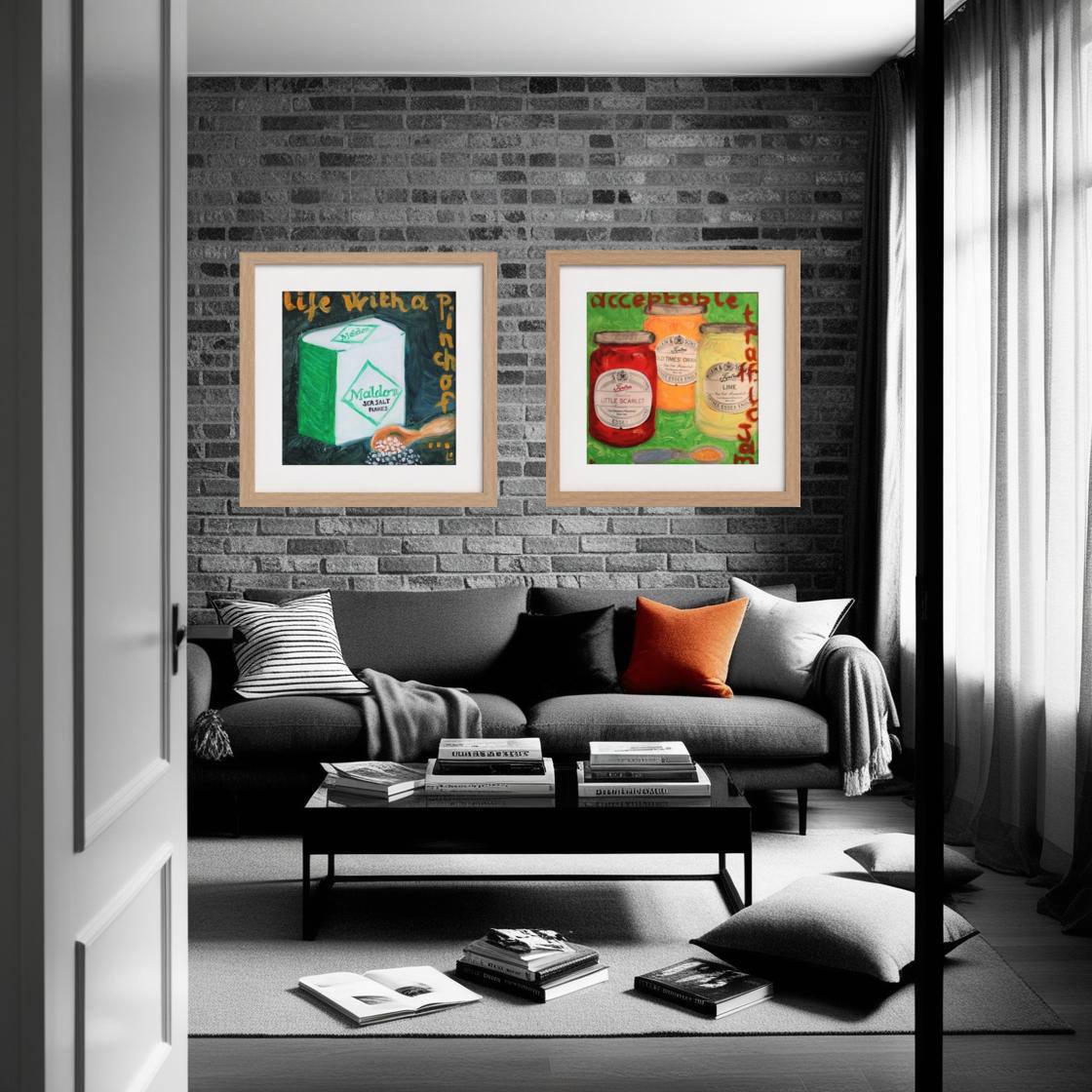 PINCH! Pop Art Maldon Salt Print on Paper