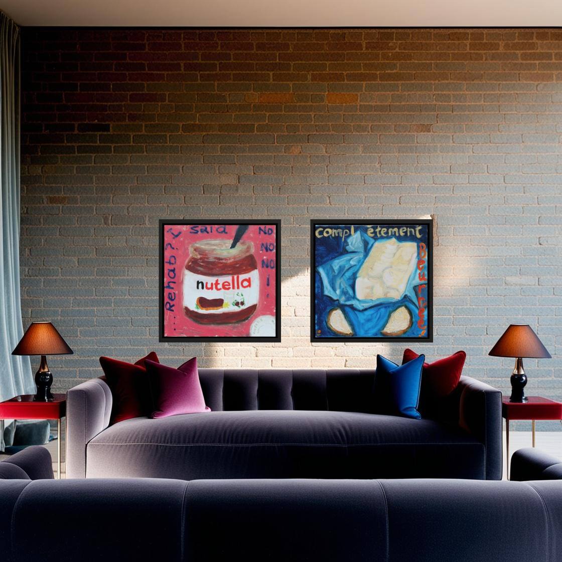 REHAB! - Impression Pop Art Nutella sur toile