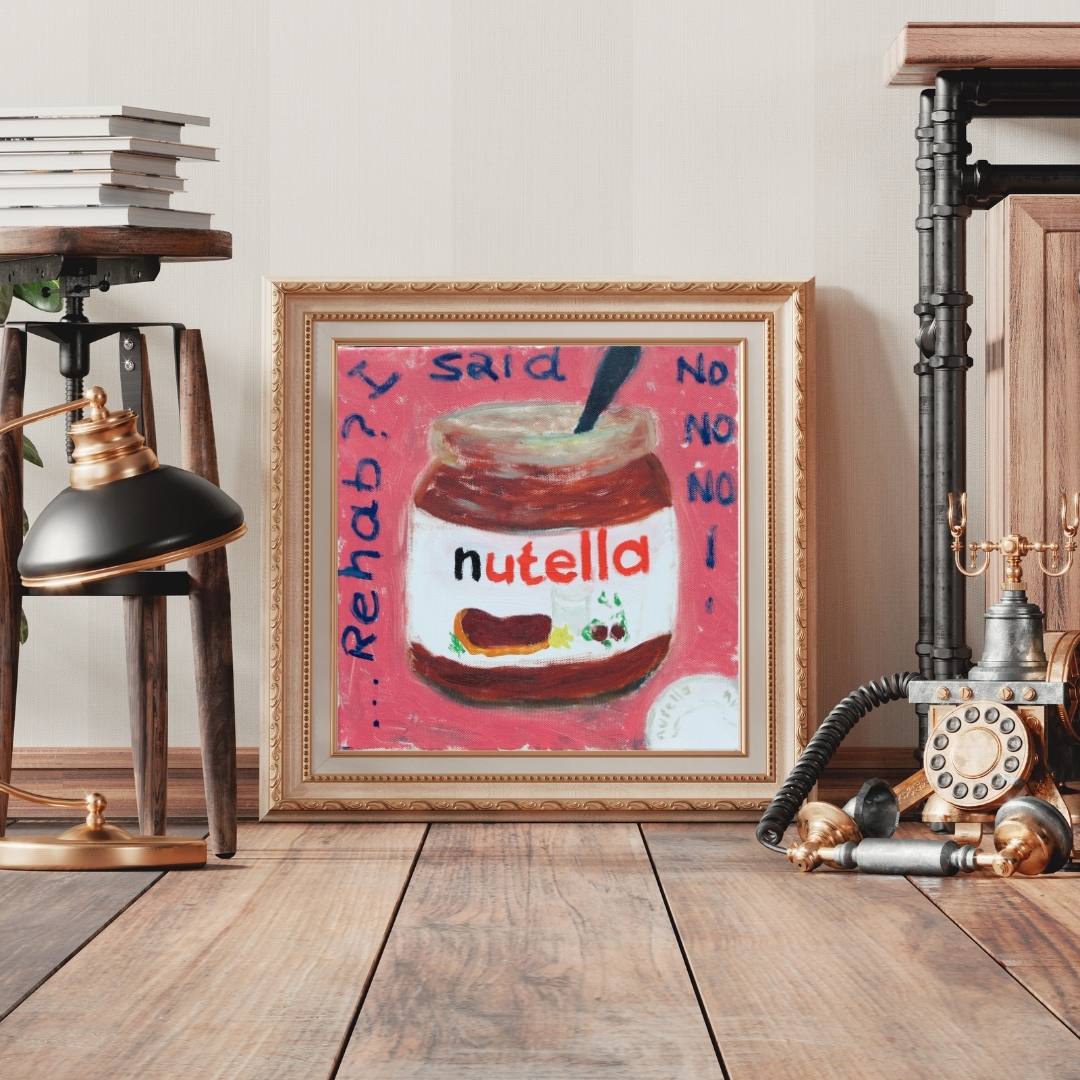 REHAB!-Pop Art Nutella Print on Paper