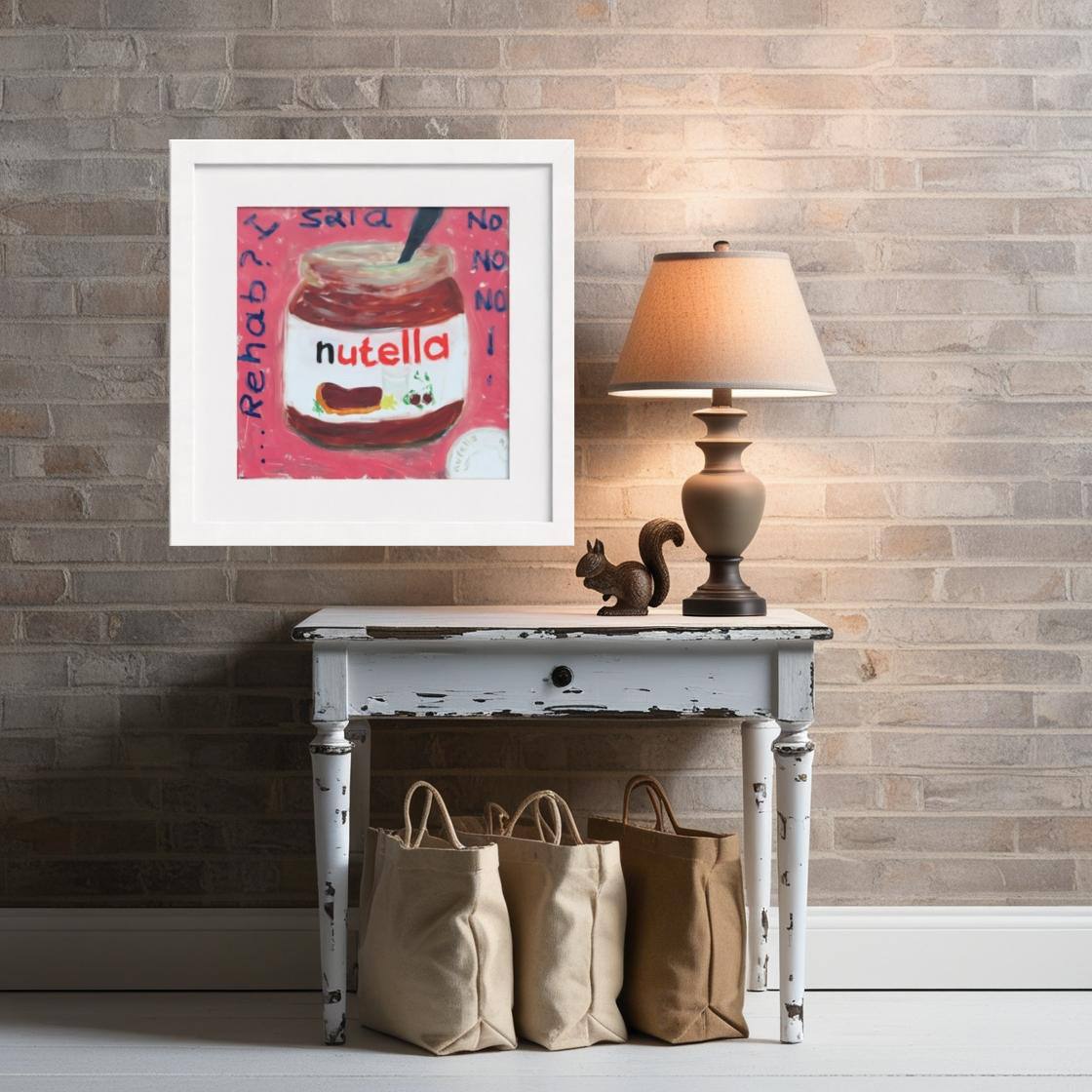 REHAB!-Pop Art Nutella Print on Paper