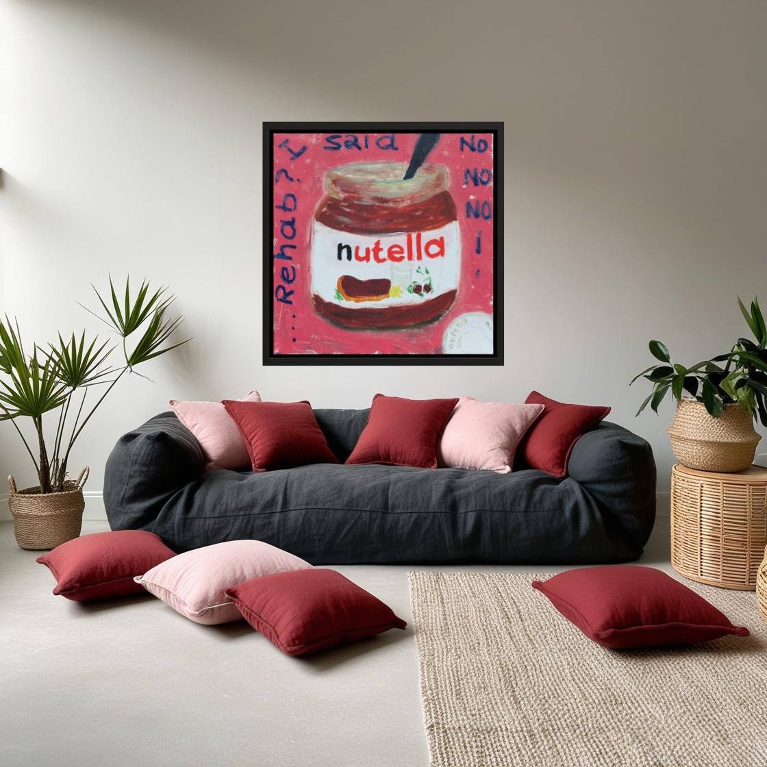 REHAB! - Impression Pop Art Nutella sur toile