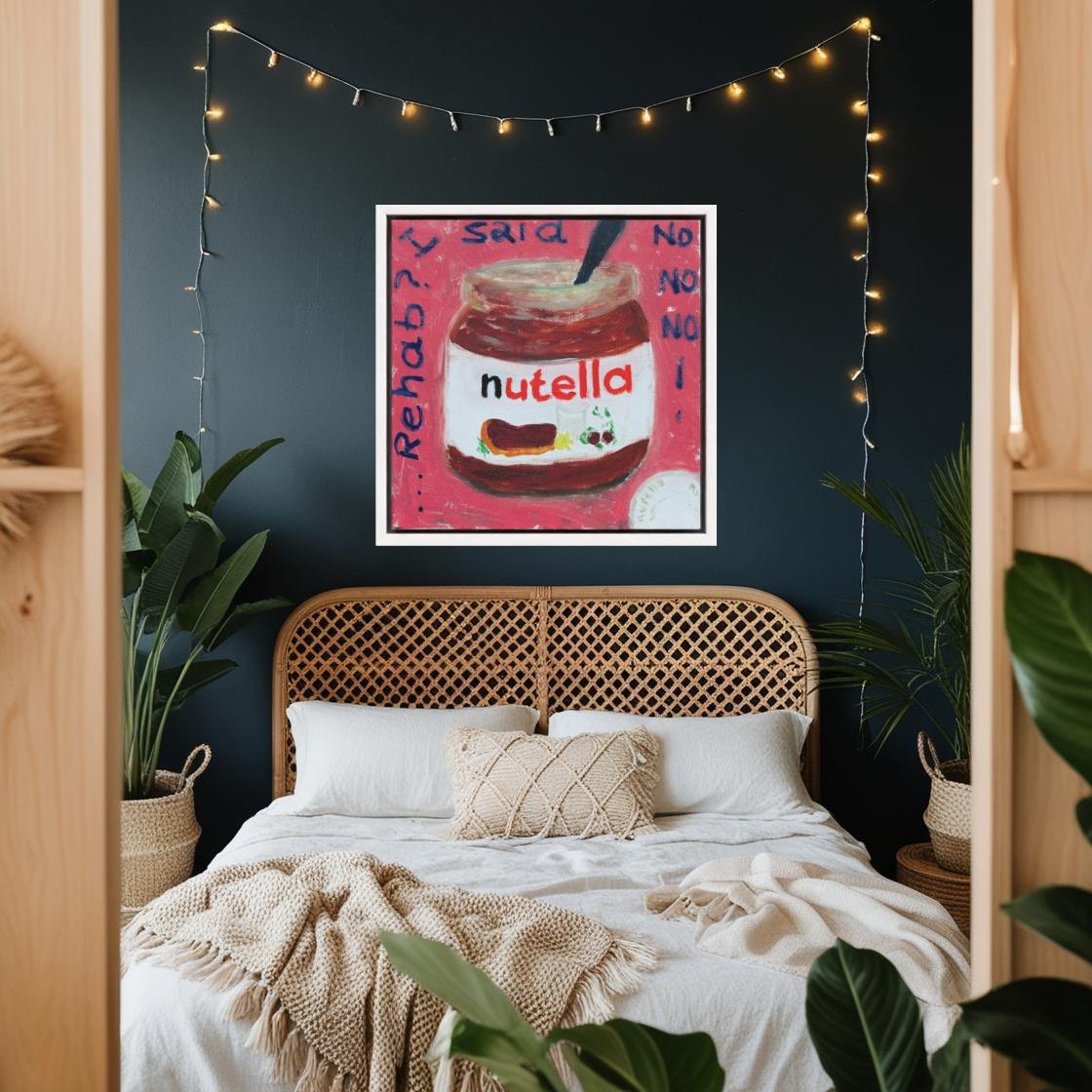 REHAB! - Impression Pop Art Nutella sur toile