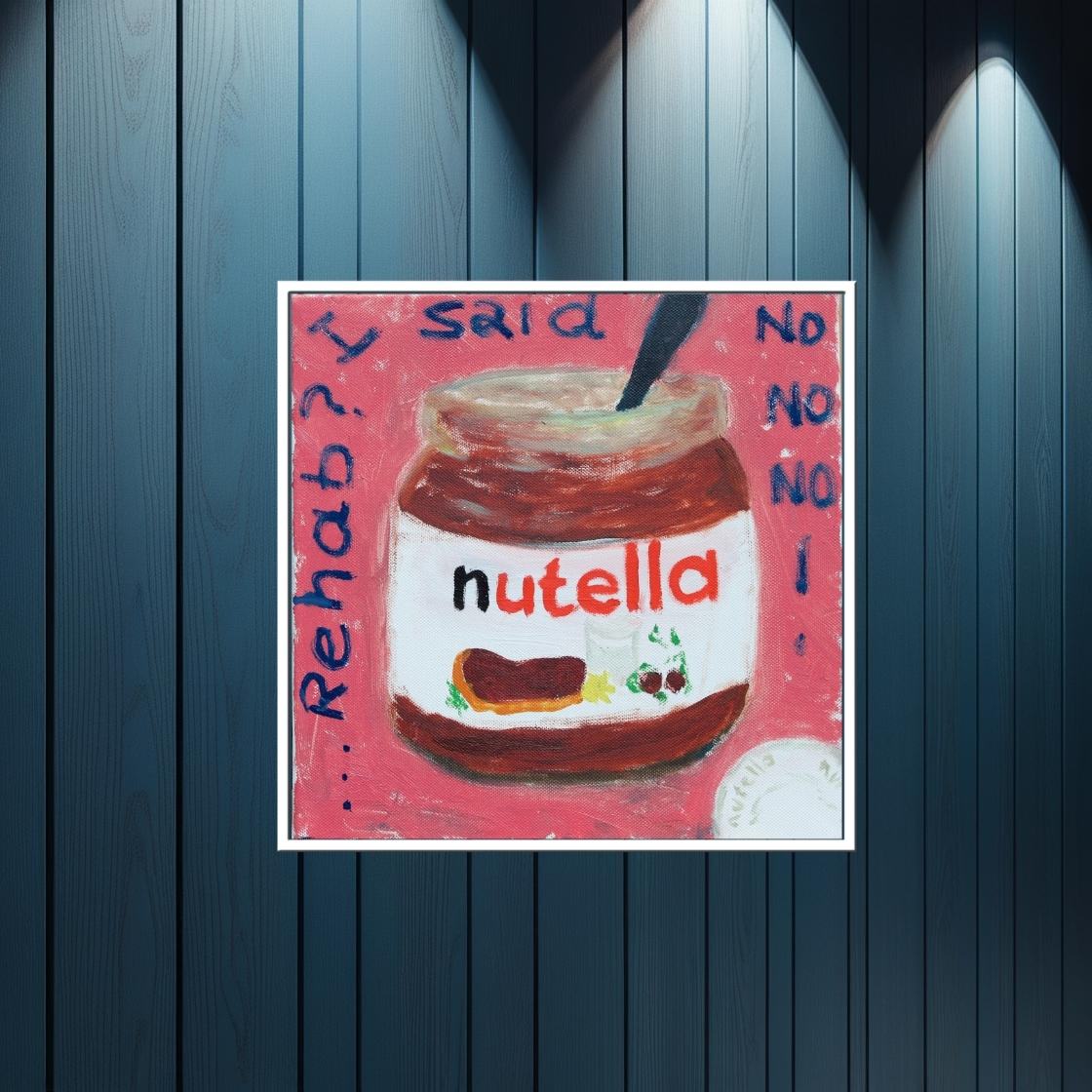REHAB! - Impression Pop Art Nutella sur toile