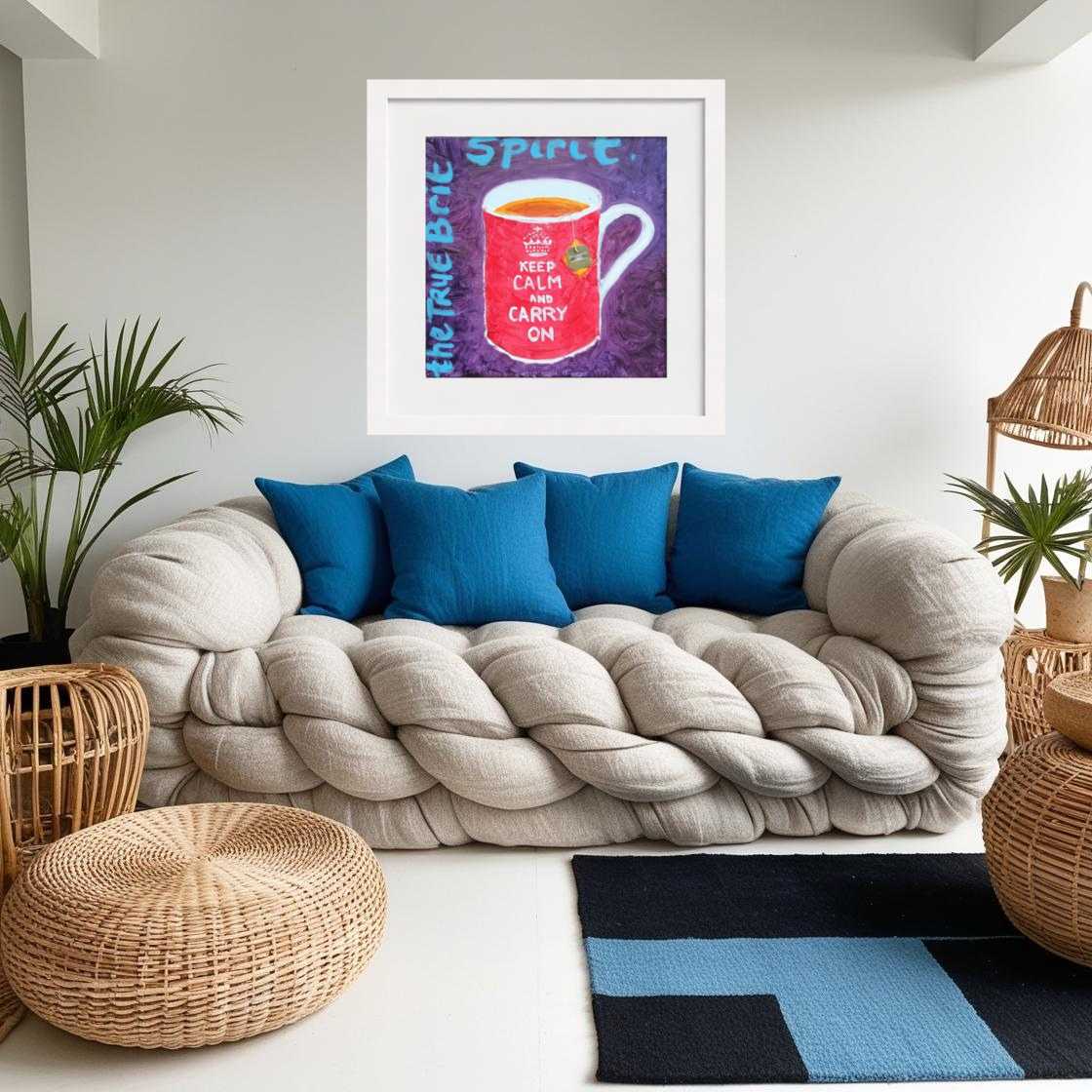 BRIT! Pop Art Keep Calm Print on Paper
