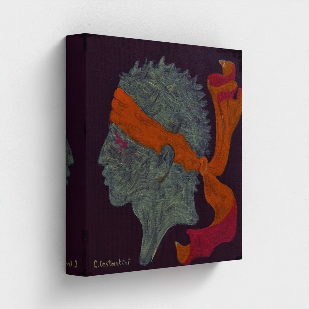 CORTI!- Corsica Flag Pop Art Print on Canvas | Art by Lau Costantini