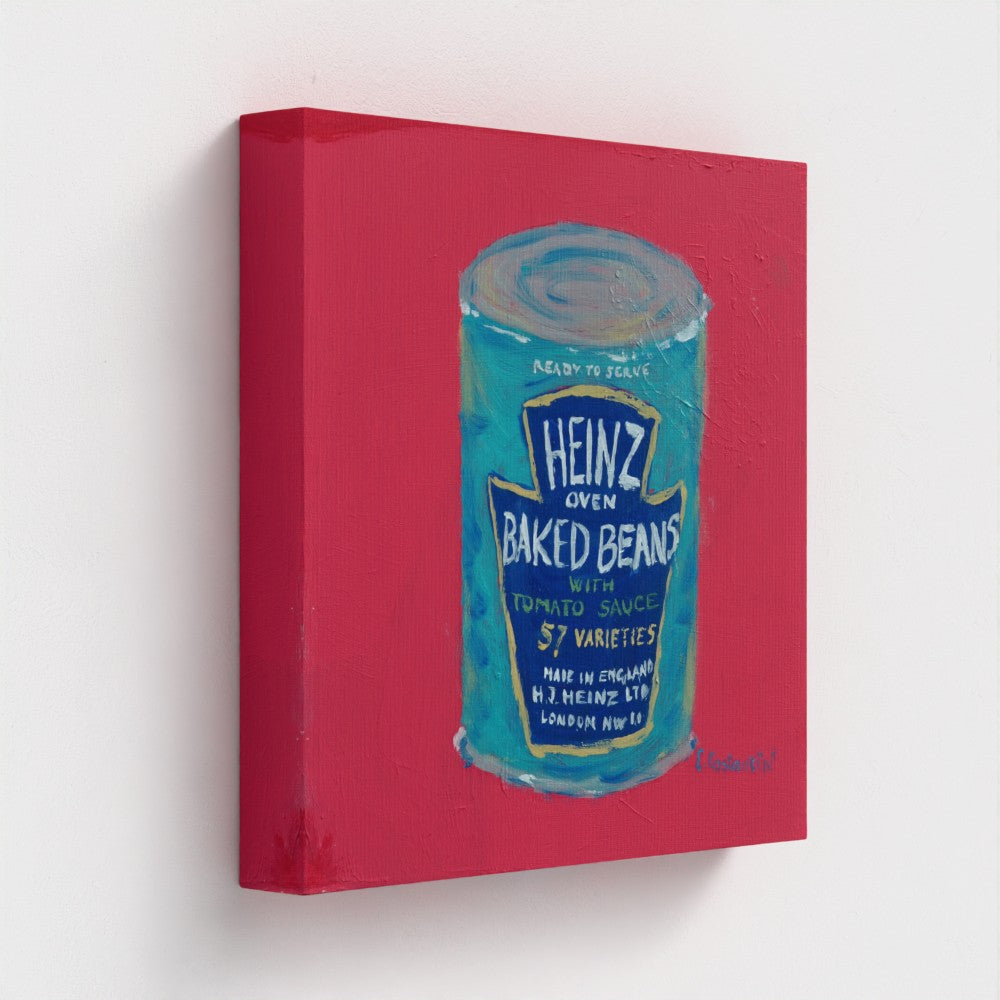 OLD BEAN!-Pop Art Baked Beans Print on Canvas