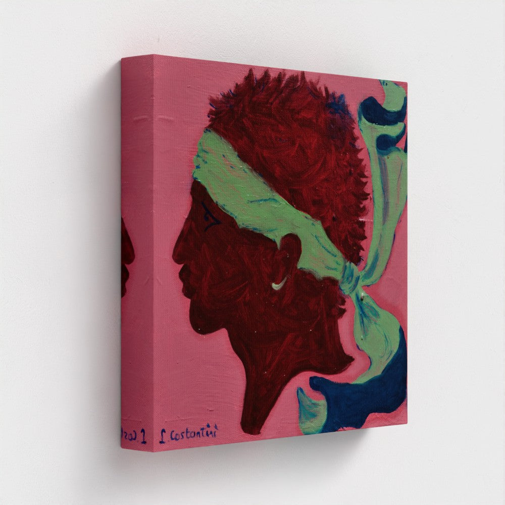 MOROSAGLIA!- Corsica Flag Pop Art Print on Canvas | Art by Lau Costantini