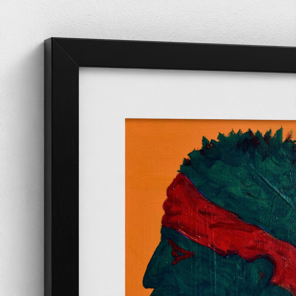 ISULA ROSSA!- Corsica Flag Pop Art Print on Paper | Art by Lau Costantini