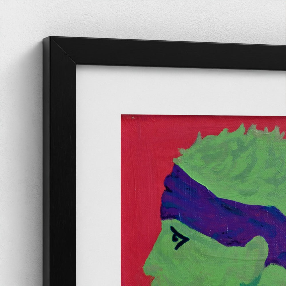 CASABIANCA!- Corsica Flag Pop Art Print on Paper| Art by Lau Costantini