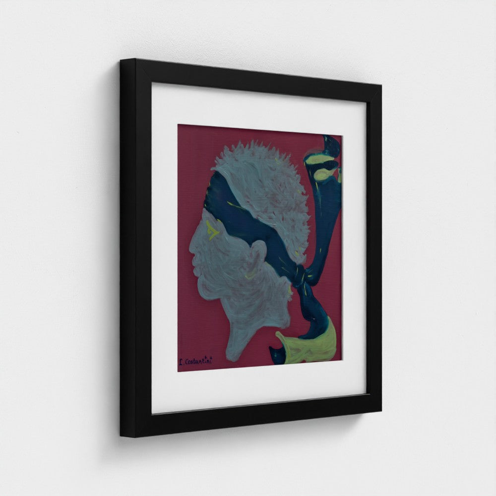LONDON!- Corsica Flag Pop Art Print on Paper | Art by Lau Costantini