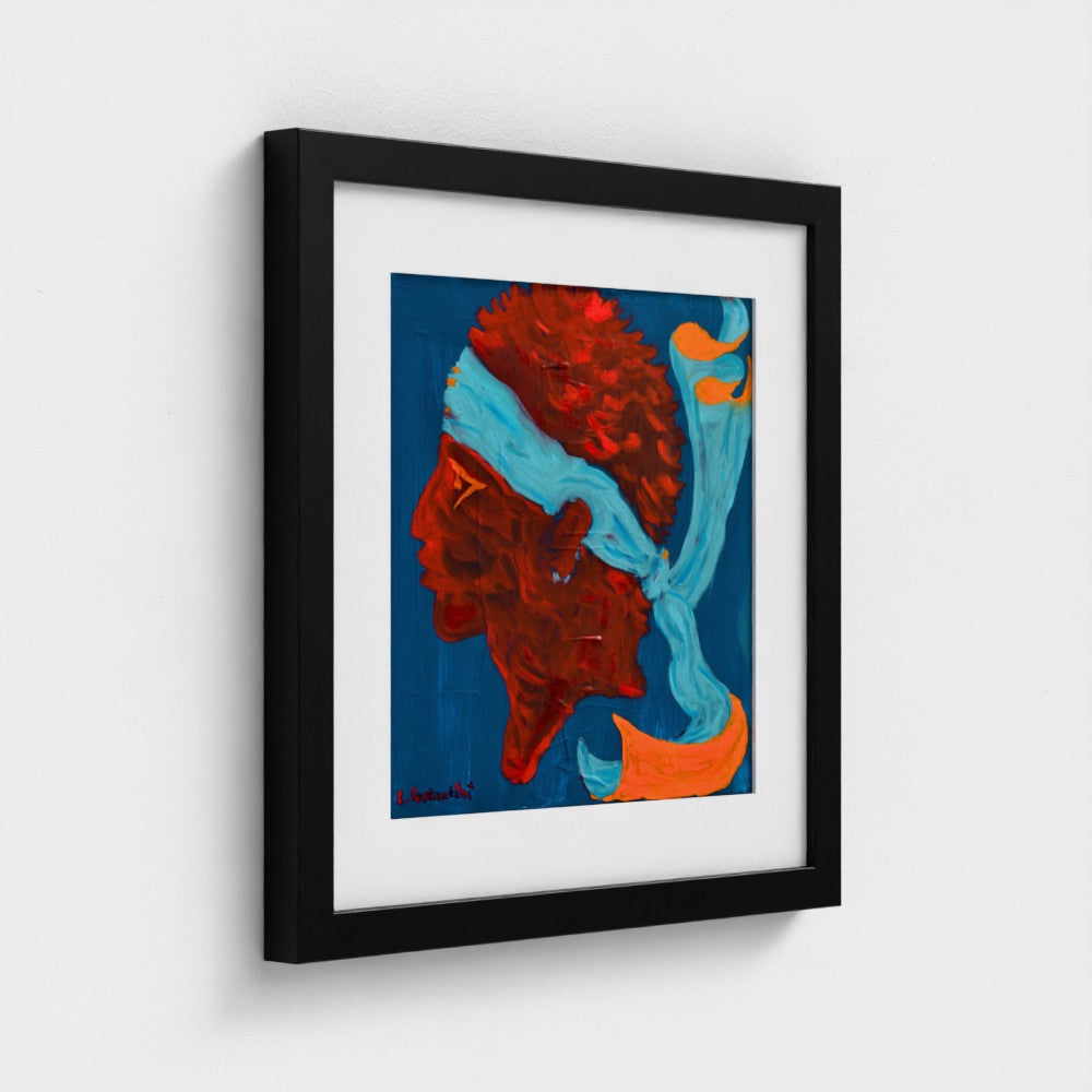 MONTICELLO!- Corsica Flag Pop Art Print on Paper | Art by Lau Costantini