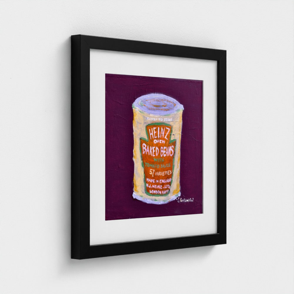 HOW MANY BEANS!-Pop Art Baked Beans Print on Paper