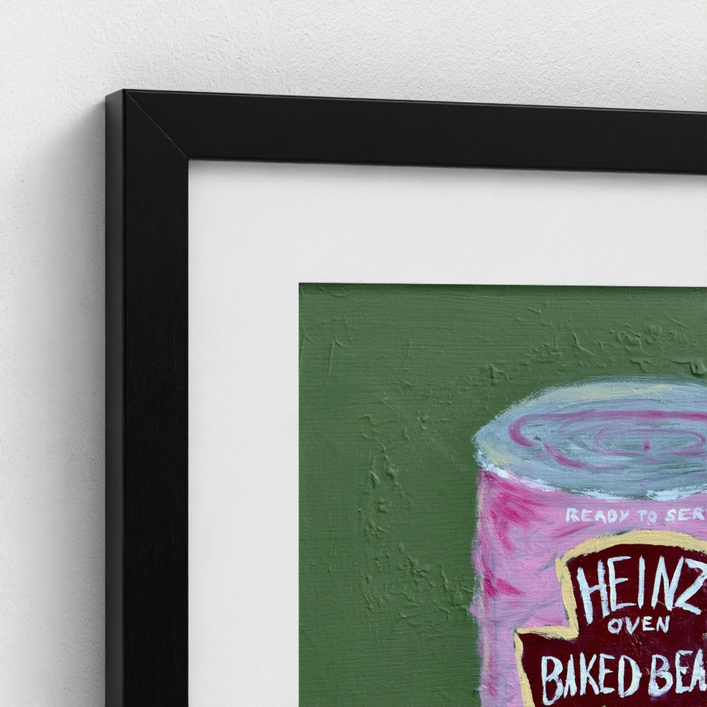 SPILL THE BEANS!-Pop Art Baked Beans Print on Paper