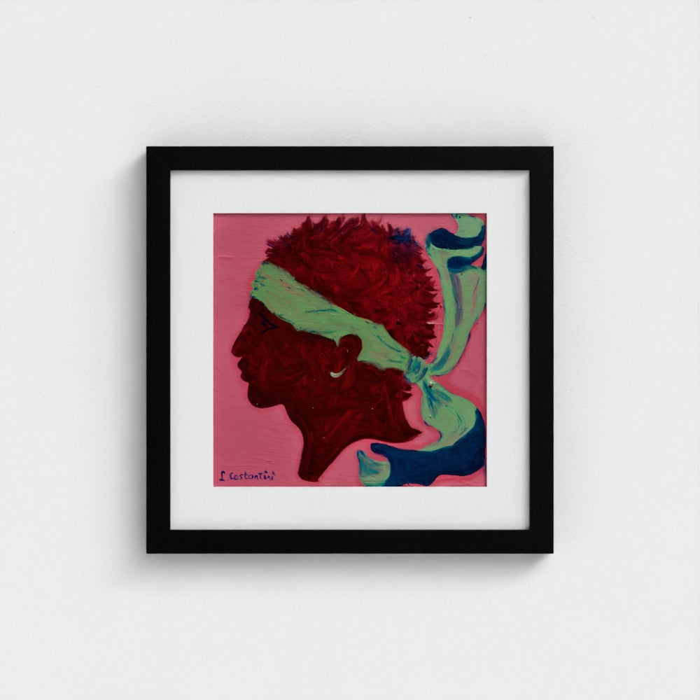 MOROSAGLIA!- Corsica Flag Pop Art Print on Paper | Art by Lau Costantini