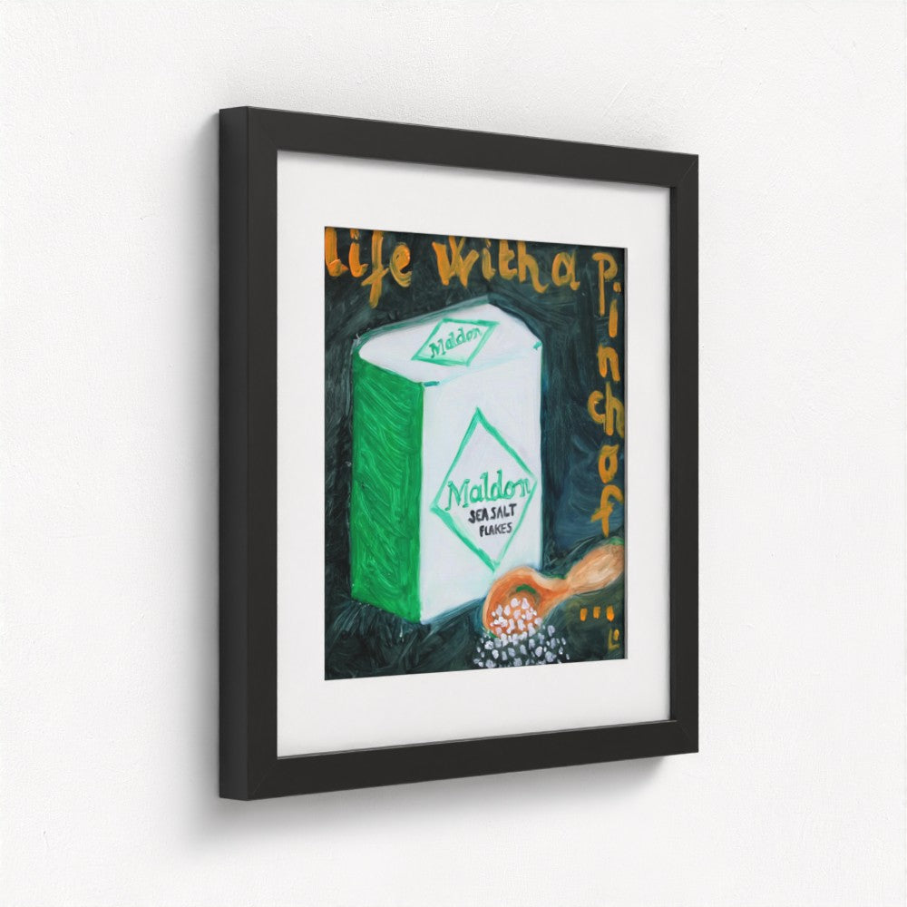 PINCH! Pop Art Maldon Salt Print on Paper