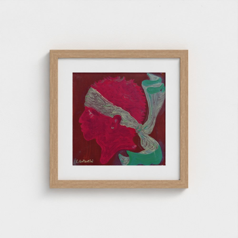 NAPOLI!- Corsica Flag Pop Art Print on Paper | Art by Lau Costantini