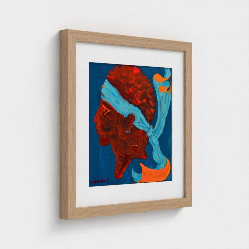 MONTICELLO!- Corsica Flag Pop Art Print on Paper | Art by Lau Costantini