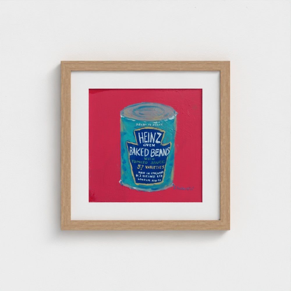 OLD BEAN!-Pop Art Baked Beans Print on Paper