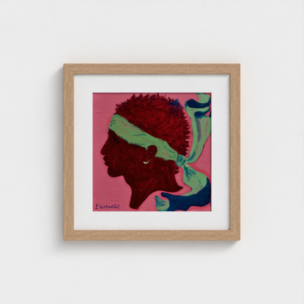 MOROSAGLIA!- Corsica Flag Pop Art Print on Paper | Art by Lau Costantini