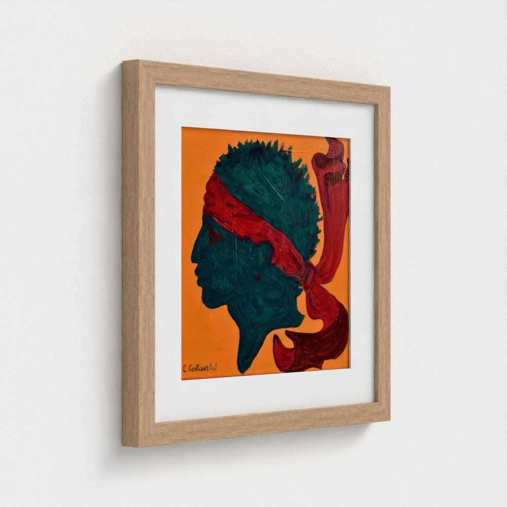 ISULA ROSSA!- Corsica Flag Pop Art Print on Paper | Art by Lau Costantini