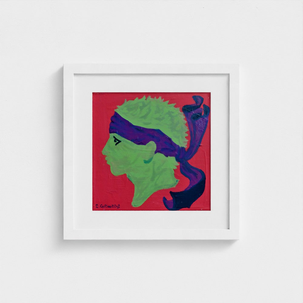 CASABIANCA!- Corsica Flag Pop Art Print on Paper| Art by Lau Costantini