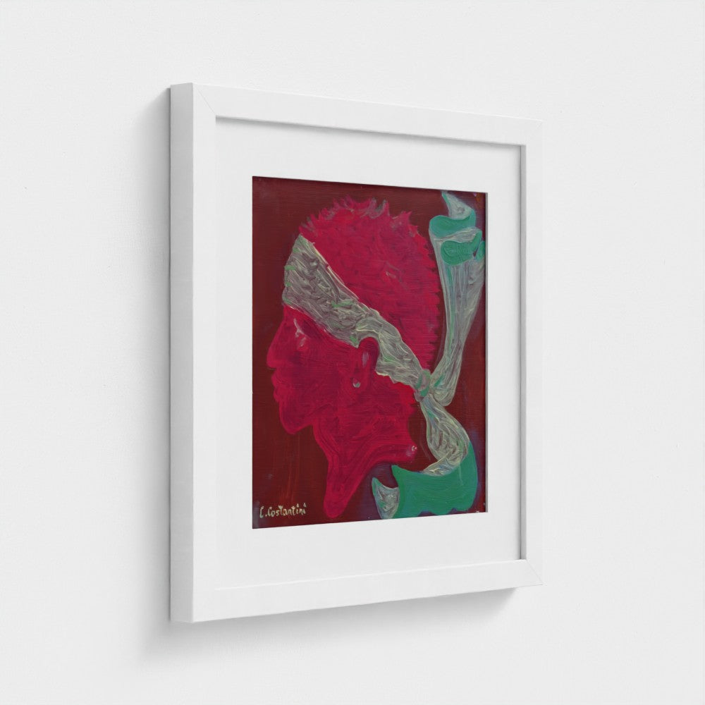 NAPOLI!- Corsica Flag Pop Art Print on Paper | Art by Lau Costantini