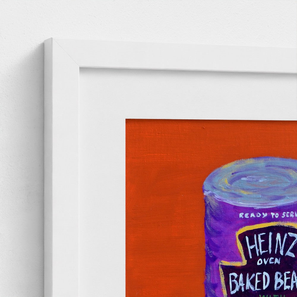 FULL OF BEANS!-Pop Art Baked Beans Print on Paper