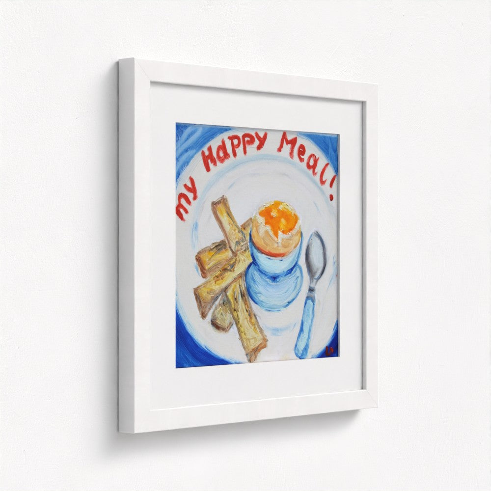 MEAL! Pop Art Egg Print on Paper