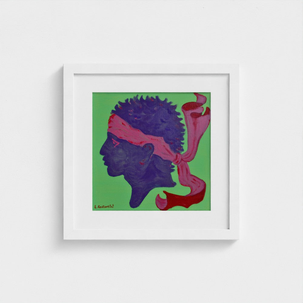OREZZA!- Corsica Flag Pop Art Print on Paper | Art by Lau Costantini