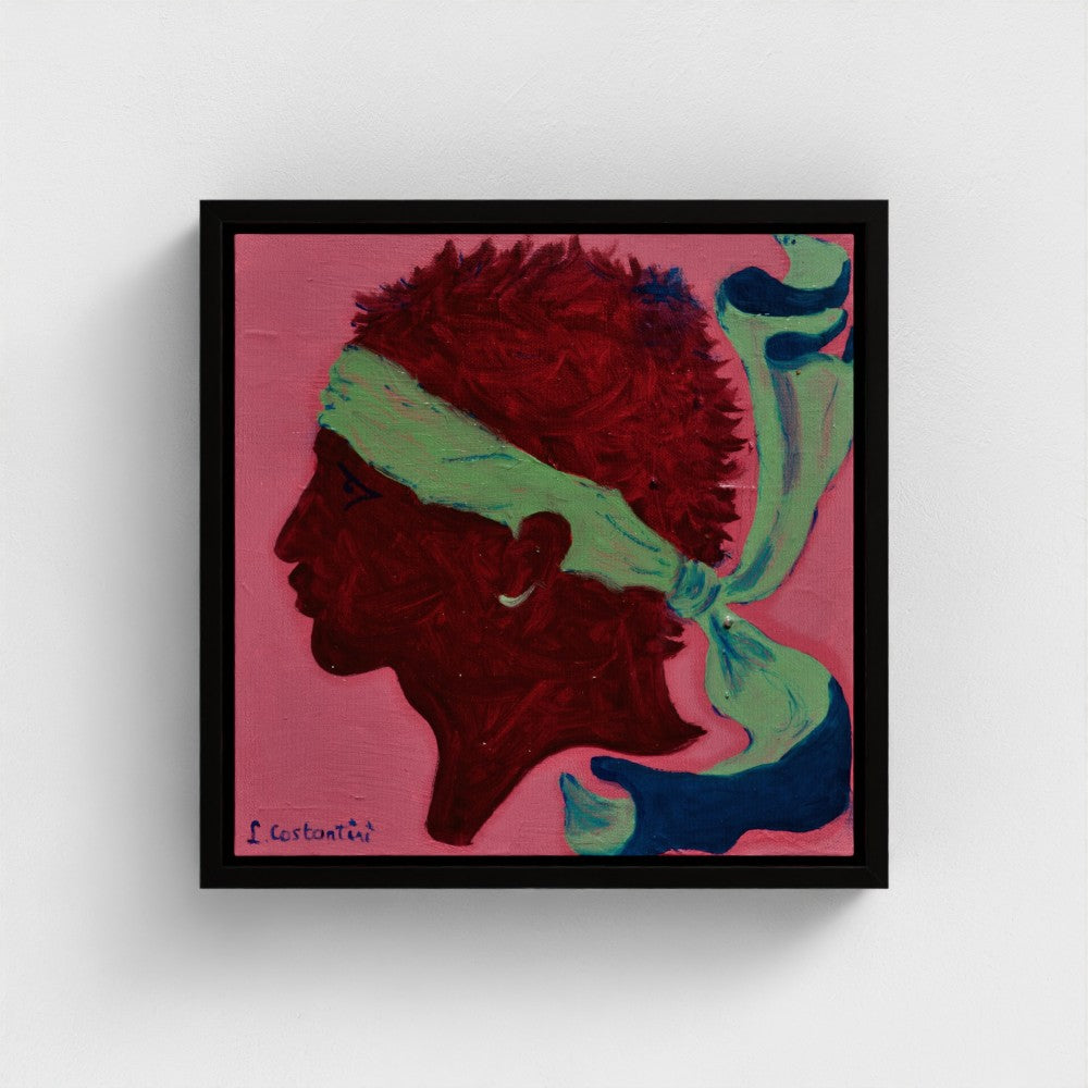 MOROSAGLIA!- Corsica Flag Pop Art Print on Canvas | Art by Lau Costantini