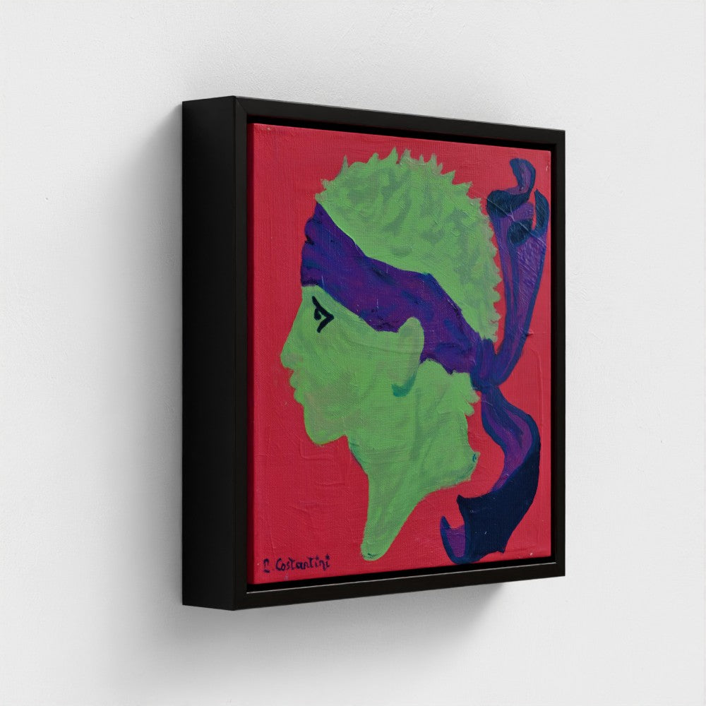 CASABIANCA!- Corsica Flag Pop Art Print on Canvas | Art by Lau Costantini