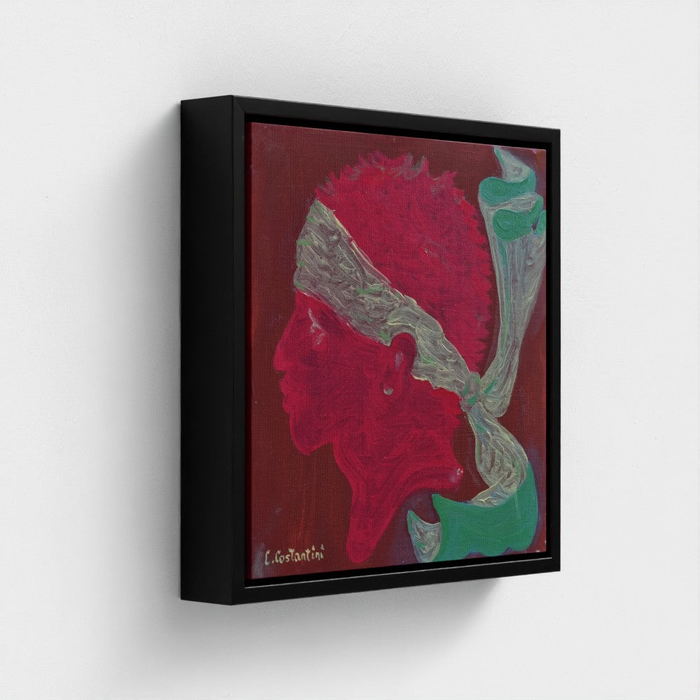 NAPOLI!- Corsica Flag Pop Art Print on Canvas | Art by Lau Costantini